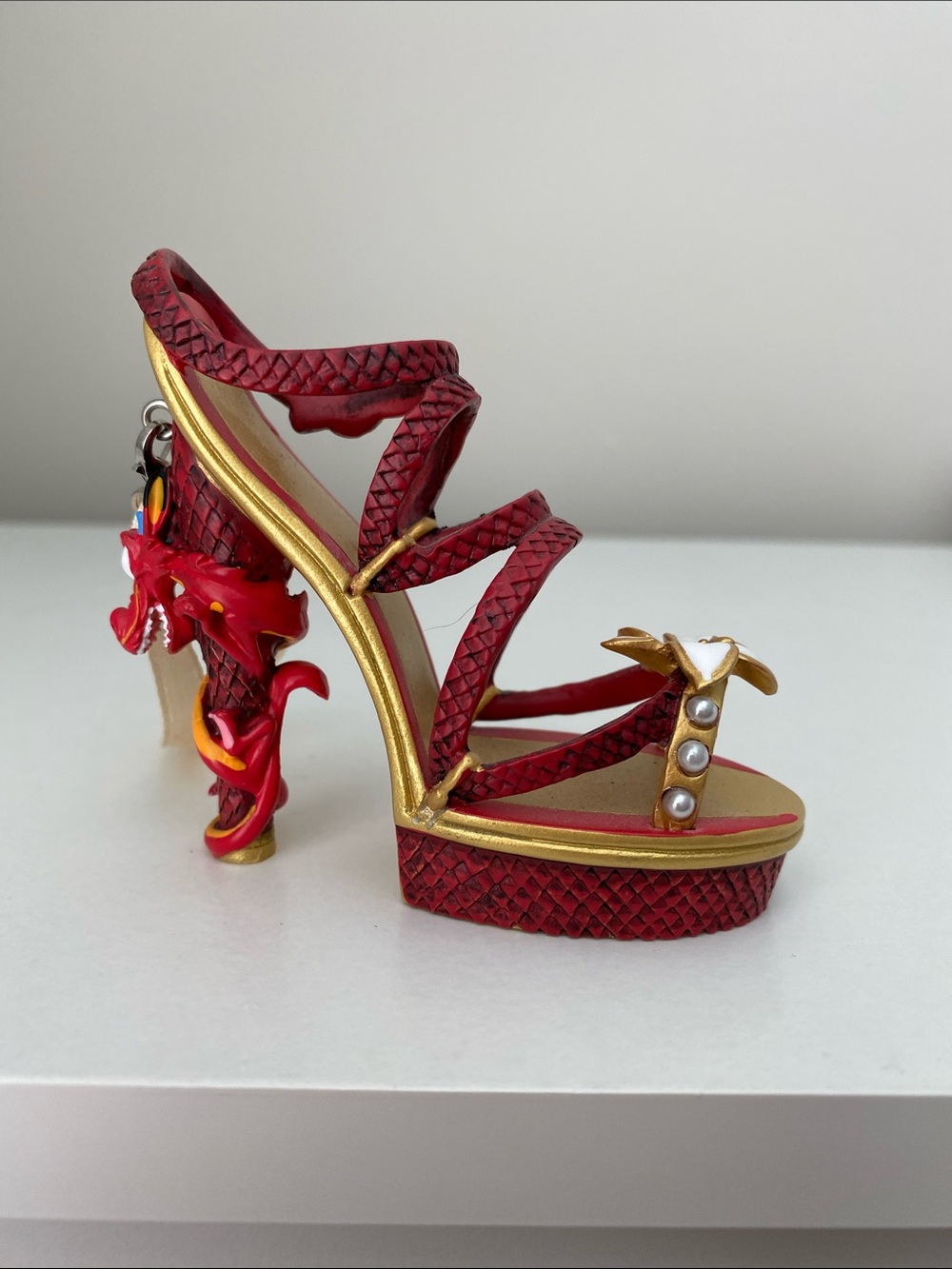 Disney Mushu shoe ornament